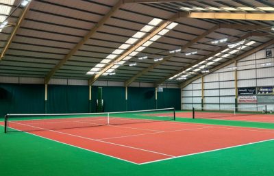 Indoor tennis courts at Ripon Tennis Centre