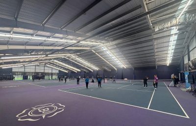 Indoor tennis courts